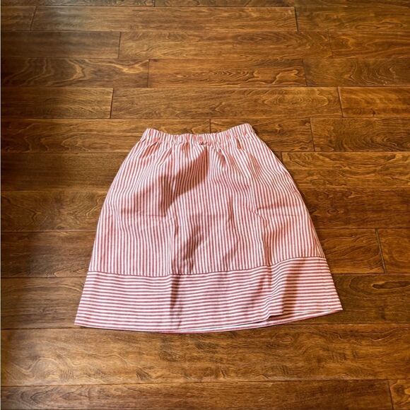 J crew red and white stripe skirt xs - Picture 1 of 6